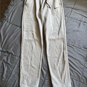 Medium Tall Nike Black and Gray Dri-FIT Pants
